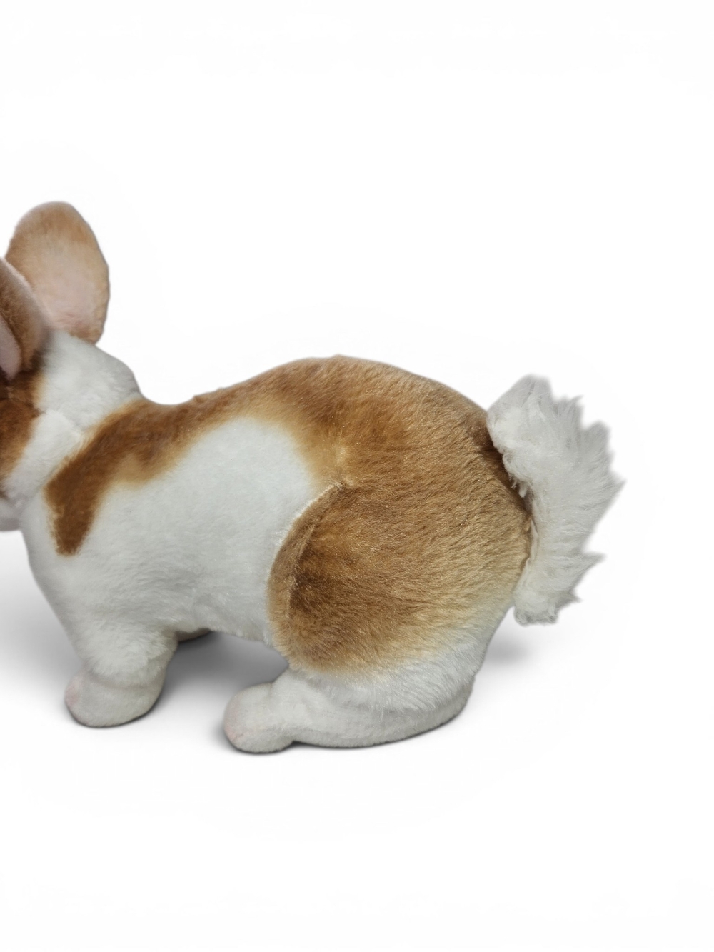 Vintage Tiger Tale Toys Rabbit Plush Realistic Brown White Stuffed Bunny Toy - Picture 8 of 13